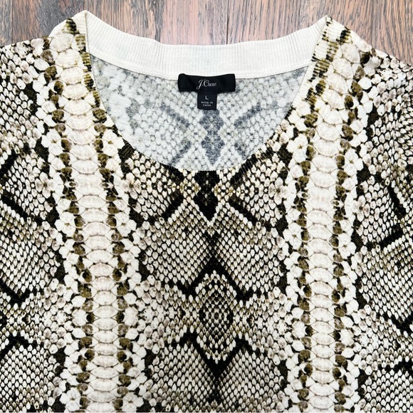 J. Crew Snake Print Tippi Sweater - Picture 10 of 10